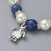 Stretch Charm Bracelets BJEW-JB04686-03-3