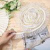 Globleland 5 Yards Organza Flower Lace Trim OCOR-GL0001-11-3