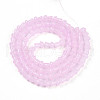 Baking Painted Glass Beads Strands DGLA-N007-01E-2