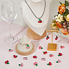 SUPERFINDINGS 56Pcs 4 Colors Transparent Resin Pendants RESI-FH0001-64-6