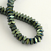 Electroplate Non-magnetic Synthetic Hematite Beads Strands G-R259-10G-2