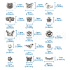 Tibetan Style Alloy Beads TIBEB-TA0001-16AS-8