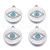 304 Stainless Steel Pendants STAS-N098-178P-2