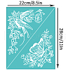 Self-Adhesive Silk Screen Printing Stencil DIY-WH0338-231-2