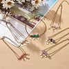 304 Stainless Steel Charm Anklets AJEW-AN00510-2