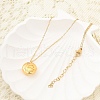 304 Stainless Steel Clear Cubic Zirconia Constellation Pendant Necklaces NJEW-R021-02G-02-2