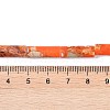 Dyed Synthetic Imperial Jasper Beads Strands G-P529-D01-A04-4