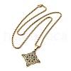 304 Stainless Steel Viking Knot Pendant Necklaces for Women NJEW-M105-10B-G-2