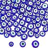  3Strands 3 Style Handmade Evil Eye Lampwork Beads Strands LAMP-NB0001-44-1