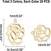 Unicraftale 2 Colors 304 Stainless Steel Pendants STAS-UN0019-04-4