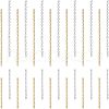 Unicraftale 120Pcs 4 Style 304 Stainless Steel Cable Chains CHS-UN0001-18-1