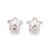 Textured 925 Sterling Silver Beads STER-T007-81S-C-2