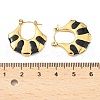 304 Stainless Steel Hoop Earrings EJEW-S267-02G-A-3