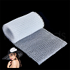 Plastic Wrinkle Mesh Fabric for Dress Headwear Accessories DIY-WH0588-16B-7