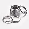 304 Stainless Steel Keychain Clasps KEYC-D049-01-1