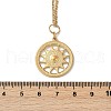 304 Stainless Steel Pendant Necklaces for Women NJEW-S435-02G-A-5