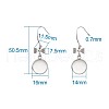 316 Surgical Stainless Steel Earring Hooks STAS-TAC0001-01E-7