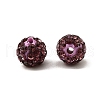 Polymer Clay Rhinestone Beads RB-A053-6mm-10-2