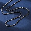 2MM 304 Stainless Steel Wheat Chain Necklaces NJEW-Q013-16A-4