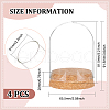 Glass Dome Cover AJEW-WH0165-40A-2