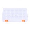 Rectangle Polypropylene(PP) Bead Storage Container CON-N014-01-4
