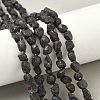 Raw Rough Natural Garnet Beads Strands G-M453-C04-1