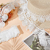   5 Yards Polyester Shell Shaped Flower Lace Trim OCOR-PH0004-46A-5