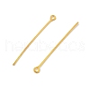 Brass Eye Pins KK-XCP0002-10G-2