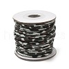 Leopard Printed Round Imitation Leather Cords LC-S020-01B-1