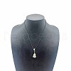 Natural Dalmatian Jasper Gourd Pendant Necklaces WJ9079-9-1