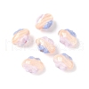 Two Tone Transparent Acrylic Beads OACR-D304-01A-4