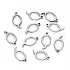 201 Stainless Steel Charms STAS-R105-Q-2