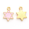 Alloy Enamel Pendants ENAM-S121-025B-1
