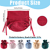 Beebeecraft 6Pcs 6 Colors Velvet Drawstring Pouches ABAG-BBC0001-20-2