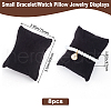 Beebeecraft 8Pcs Lint Bracelet/Watch Pillow Jewelry Displays BDIS-BBC0001-02B-2