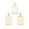 Plastic Pendants KK-C011-03G-3