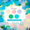Olycraft 600Pcs 5 Colors Iridescent PVC Paillette/Sequins Pendants KY-OC0001-33B-2