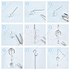 SUNNYCLUE Alloy Moon and Sun Pendant Decoration Making Kits DIY-SC0020-15-4