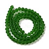 Imitate Austrian Crystal Frosted Glass Beads Strands EGLA-A039-T4mm-MD25-2