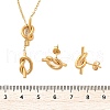 304 Stainless Steel Jewelry Set SJEW-V001-01G-4