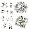 100pcs 10 Style Tibetan Style Alloy Charms TIBEP-CJ0001-29-3