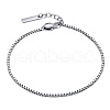 Non-Tarnish Stainless Steel Box Chain Bracelets for Men KO0407-3-1