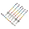 Chakra Theme Sun Catcher Pendant Decorations HJEW-JM00669-1
