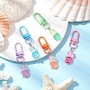Luminous Transparent Resin Pendant Decorations HJEW-JM03093-2