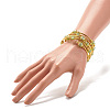 Bling Glass Beaded Wrap Bracelet BJEW-JB07746-05-3