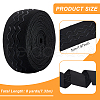BENECREAT 8 Yards Polyester Non Slip Knitted Elastic Cord SRIB-BC0001-25-2