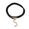Nylon Milan Cord Necklace Making MAK-M028-01G-11-2