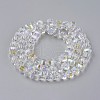 Electroplate Glass Beads Strands EGLA-L012-A-AB01-3