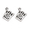 Tibetan Style Alloy Pendants PALLOY-T075-144AS-RS-2