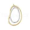304 Stainless Steel Big Pendants STAS-S182-01GP-1
